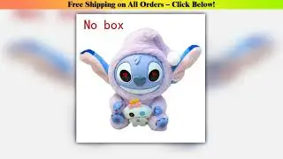 Stitch Eat Something Before Sleep Series Blind Box Plush Vinyl Toys Cute Doll Replica Mystery Box