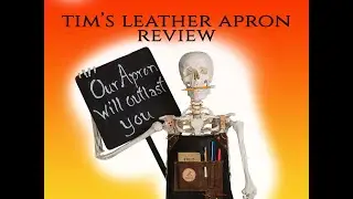 Leather shop apron for woodworking / metal working