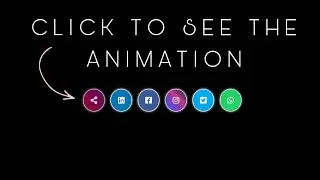 ANIMATED SOCIAL MEDIA ICONS | CSS | HTML | JAVASCRIPT