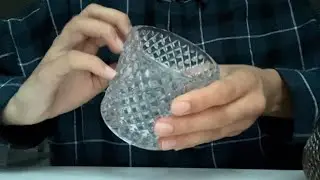 {ASMR} Glass Triggers ~ textured glass, tapping, scratching ~ | Close up | Fast and agressive