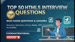 50 Most Asked HTML Interview Questions | Web Development Interview Preparation | Master HTML