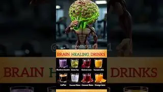 Top 8 Drinks for Healthy Brain #brainfoods #superfoods #healthyfood