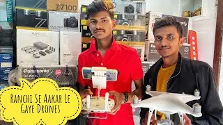 Gadhwa came from Ranchi and took Dji Phantom 4 Advance Drones | Second Hand Camera Shop Chakia Bihar