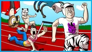 Garry's Mod Deathrun Olympics Edition! — Смертельные препятствия, взрывной пляжный волейбол и мно...