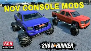 Модификации консоли Snowrunner появятся в ноябре GMC Sierra, также известная как Crazys Inferno
