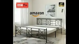 Amazon Brand Solimo Metal King Cot Installation/Assembly Video - JuztFix
