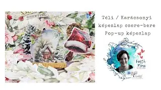 Sugallatok pop-up - karácsonyi képeslap