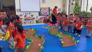Bò theo đường zích zắc 3-4 tuổi