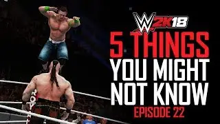 WWE 2K18 - 5 Things You MIGHT Not Know! #22 (Catching Rumble Finishers, Reigns SUPERMAN Bomb & More)