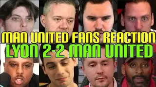 FRUSTRATED MAN UNITED FANS REACTION TO LYON 2-2 MAN UNITED | FANS CHANNEL