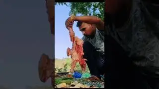 🔥 Desi Style Open Fire Chicken Roast