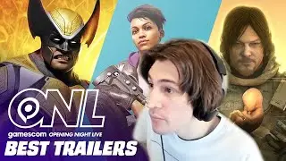 xQc Reacts to Best Gamescom New Trailers!