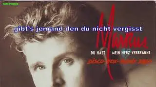 Markus - Du hast mein Herz verbrannt (Disco Fox Remix 2024) (Instrumental, BV, Lyrics, Karaoke)