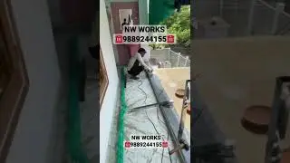 SS RAILING INSTALLATION PROCESS🤩 #shorts #ssrailing