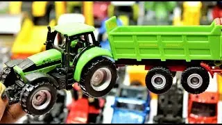 Unboxing siku toys | farmland trucks for children | mini farmland truck model | bowbow toys