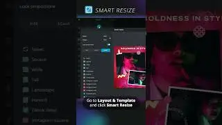 Pixlr 2023 - Smart Resize Your Templates #shorts