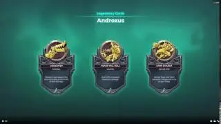 Paladins Androxus Legendary Cards [OB 44]