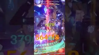 C6 Gaming Over Half a Million Melt Damage Test Run #gaminggenshin #spiralabyss #citlali #xianyun