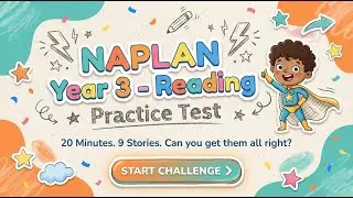 NAPLAN Year 3 Reading! Practice Test - 40 Questions with Answers - 20260124-3 | Test Prep
