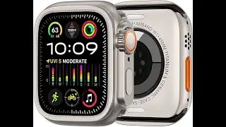 Amazon com  amBand 3 in 1 Metal Case Compatible with Apple Watch Series 9 8 7 45mm, W1 Rugged Bumper