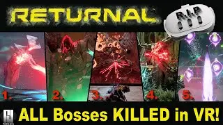 #worldsfirst  //  The Ultimate 'RETURNAL' Achievement -  Killing ALL Bosses in VR! #Quest3 #RTX5080