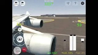 A340-300 Takeoff in FS Advanced (no spool up at all!)