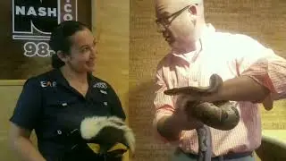 Snake & Skunk in the Studio