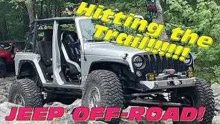 Jeep Rubicon Off-Road Trail Adventure - not Rc Car - Fun time!!!