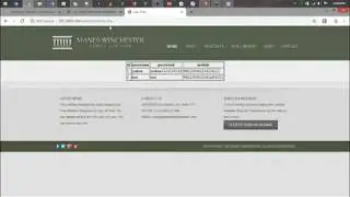 Updating a website Template and connecting it to MySql Database using PHP code.