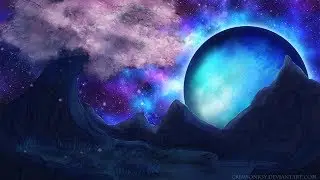 Speed Art - Space/Cherry Blossom