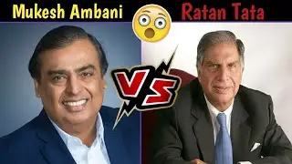 Mukesh Ambani Vs Ratan Tata Comparison 🔥| Tata Group Vs Reliance Group | #shorts #Ratantata
