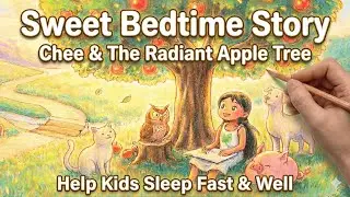 Bedtime Counting Story for Kids: Chee & the Radiant Apple Tree | Drawing & Coloring Sleep Tale