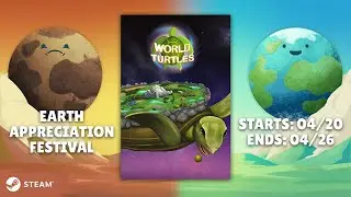 World Turtles April 2022 Gameplay for Earth Appreciation Festival on Steam (4K)