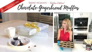 Chocolate Gingerbread Muffins | Vegan & GF