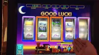 LIVE PLAY on Monopoly Jackpot Station Slot Machine with Bonus