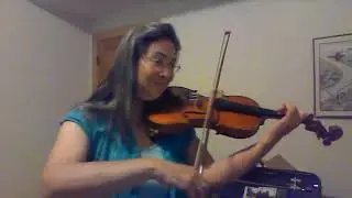 String Crossing Etude for solo violin Furtive and Fast Max Raimi