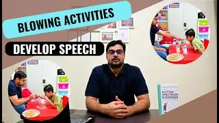 Blowing Exercises for Autism child to Enhance Communication in Autism #autism #autismo