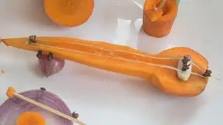 Carrot carving/Art in Fruits and vegetable/food decoration/carving in youtube/ art/@nathishome