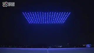 Drone Show Software managing 300 drones to display 29 country flags