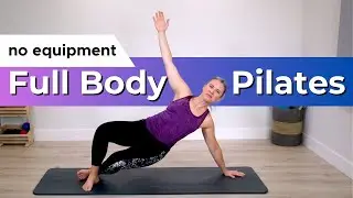 20 min Intermediate Pilates Workout - No Equipment