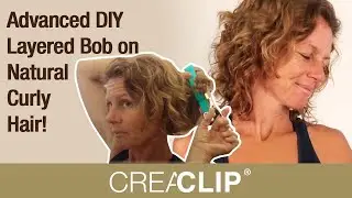 Advanced DIY Layered Bob on Natural Curly Hair!