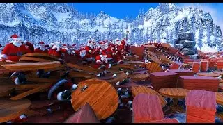 Furniture Army VS Santa Clause Army - Ultimate Epic Battle Simulator Beta 0.2