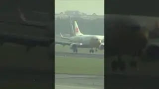 Nok Air 737 Landing at Bangkok [DMK] Airport #shorts #thailand