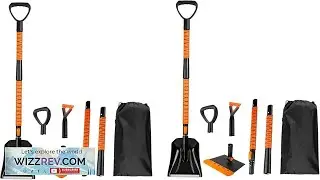 Zone Tech Extendable Snow SqueegeeIce Scraper and Shovel 42
