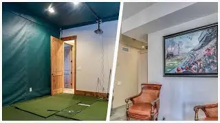 75 Green Floor Basement Design Ideas You'll Love ⭐️
