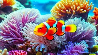 The Best 4K Aquarium - Explore the Stunning World of Sea Jellyfish and Beautiful Coral Reef Fish.#76