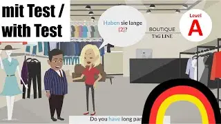 DEUTSCH LERNEN A1-A2 / Lisa kauft Kleider / #deutschlernen    #learngerman    #german