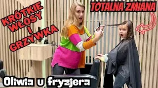 Oliwia u fryzjera✂️ Ostre cięcie💇‍♀️ Nowe włosy💖 Wyjdzie ładnie?💖