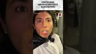 #peru | Gen Z Clash With Police in Peru Over Pensions, Corruption #protest #shorts #genz