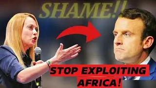 ITALY'S PM FIGHTS FOR AFRICA. EXPOSES FRANCE'S IMPUNITY IN AFRICA.